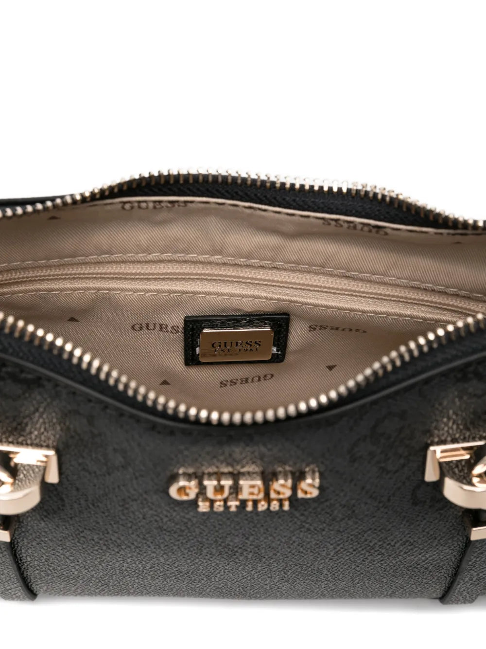 monogram-pattern shoulder bag