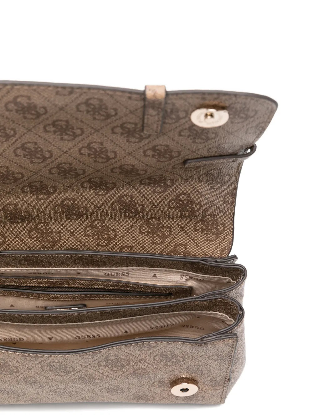 buckle patterned leather cross body bag