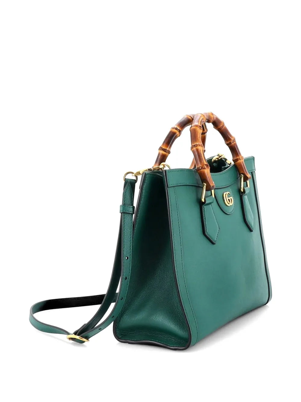 Diana NM Bamboo Handle Leather Small tote bag