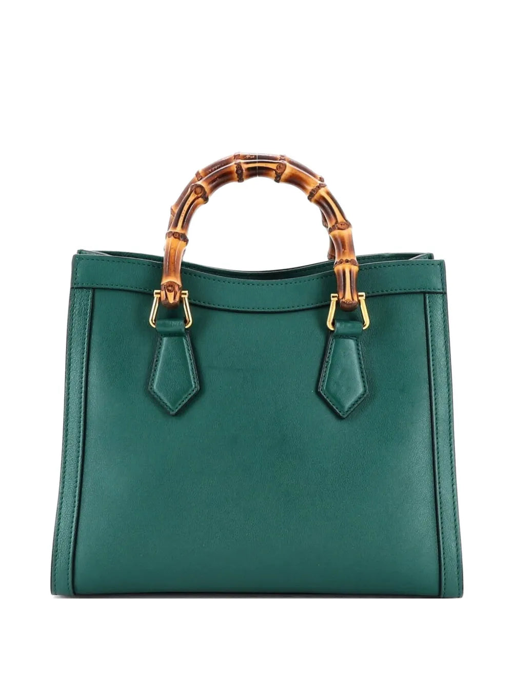 Diana NM Bamboo Handle Leather Small tote bag