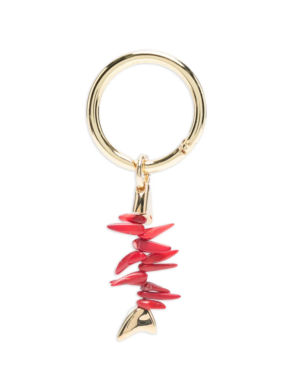 coral-charm keyring