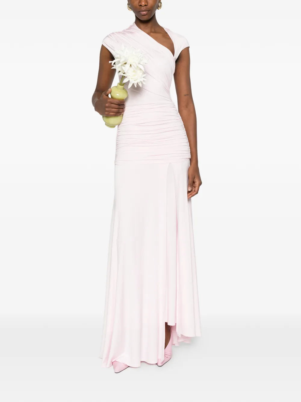 draped maxi dress
