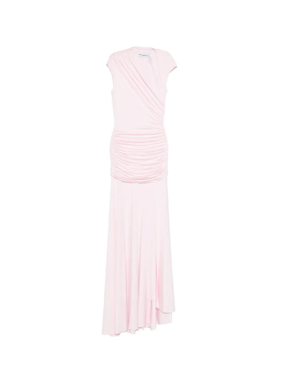 draped maxi dress