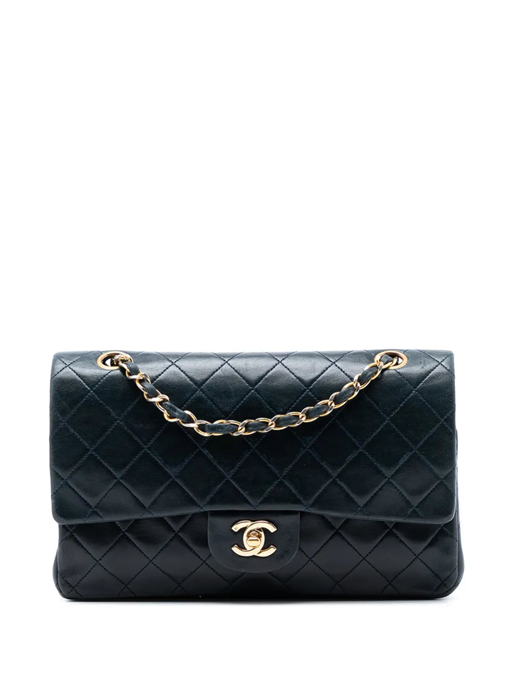 1989-1991 Medium Classic Lambskin Double Flap shoulder bag