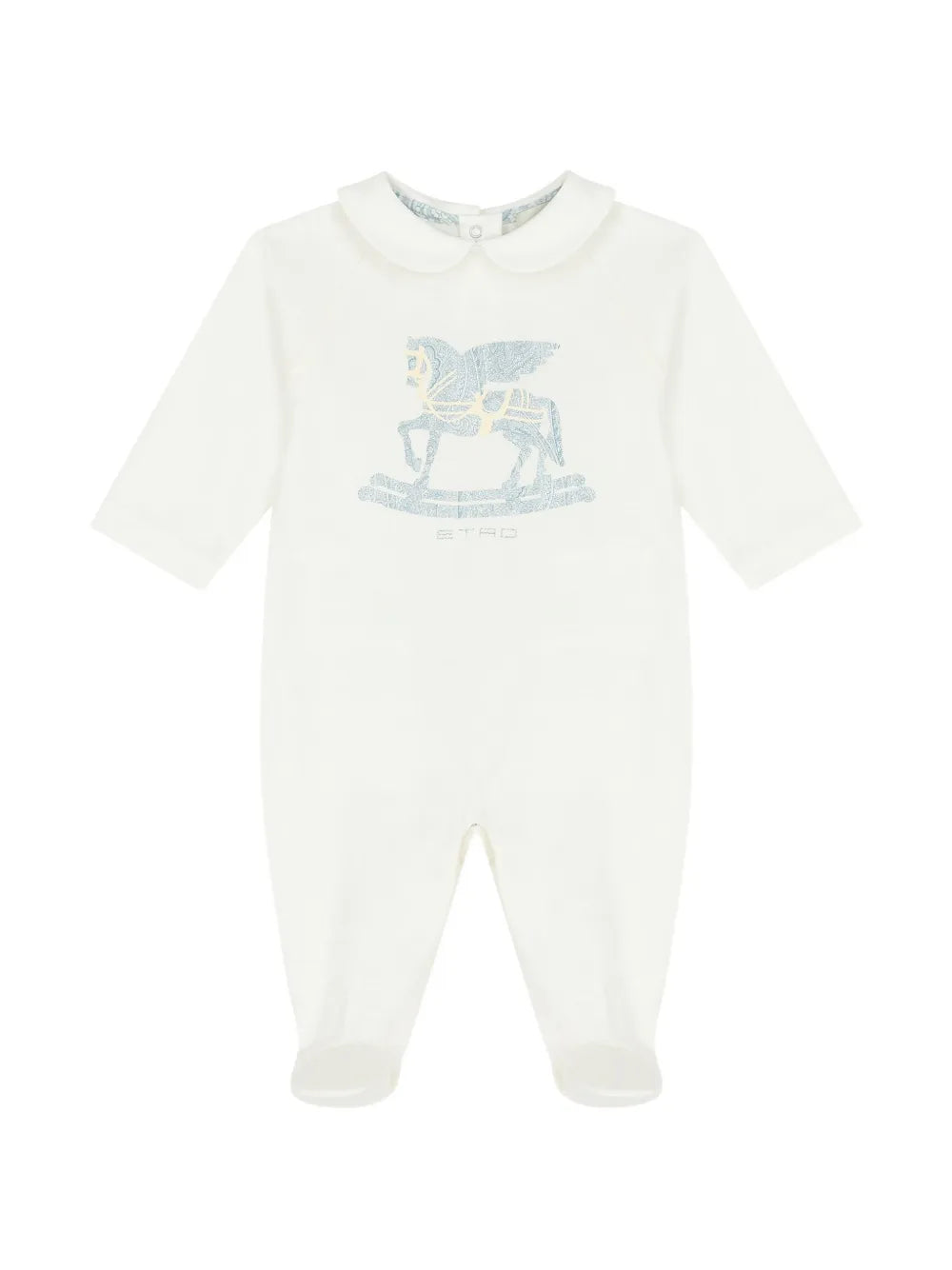 horse-motif babygrow set (set of three)