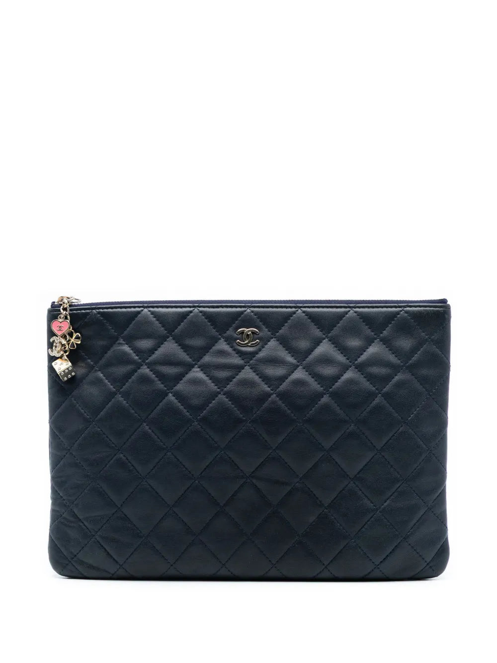 2016-2017 Medium Quilted Lambskin Casino Beauty O Case clutch bag