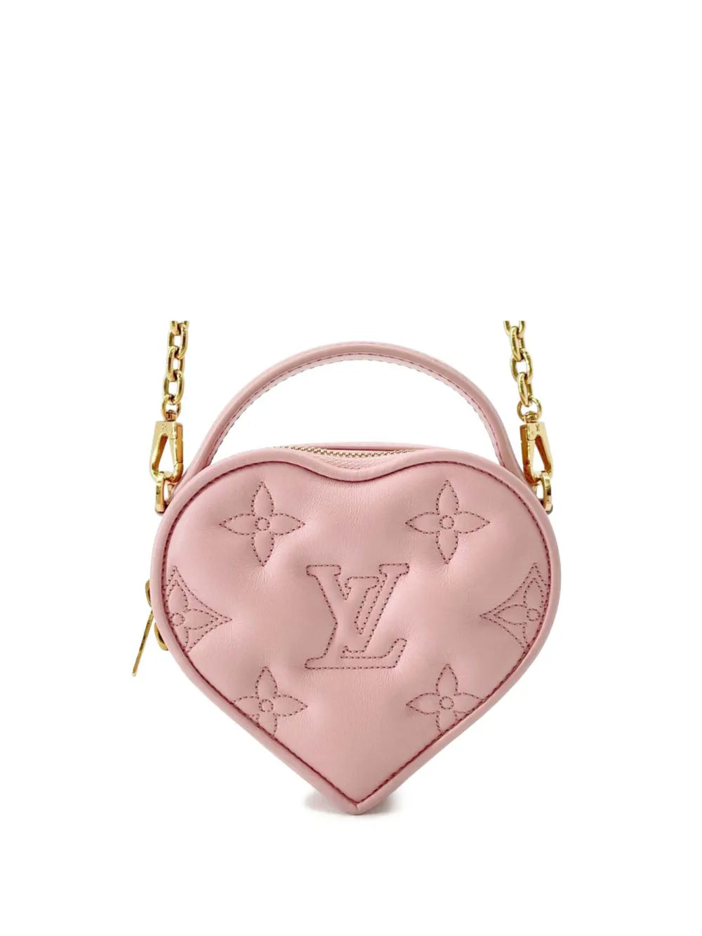 2021-2026 Monogram Embroidered Pop My Heart Pouch satchel