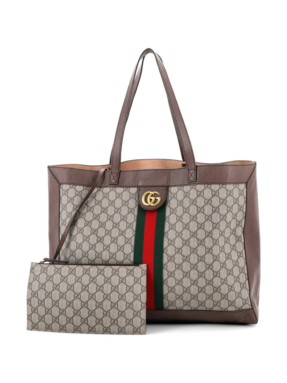 Ophidia Soft Open GG Coated Canvas East West tote bag