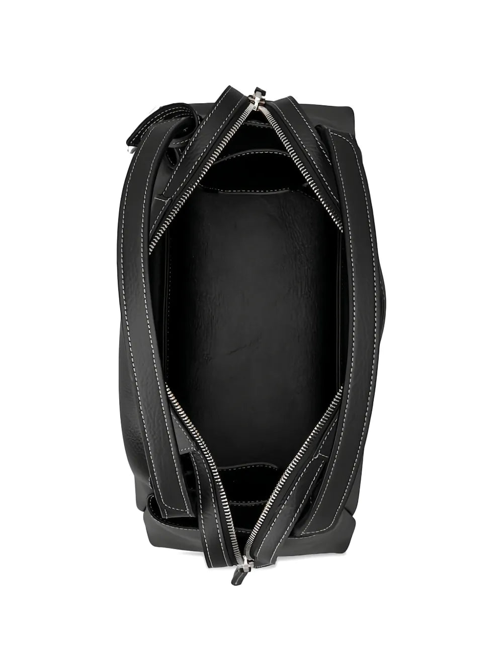 small leather tote bag