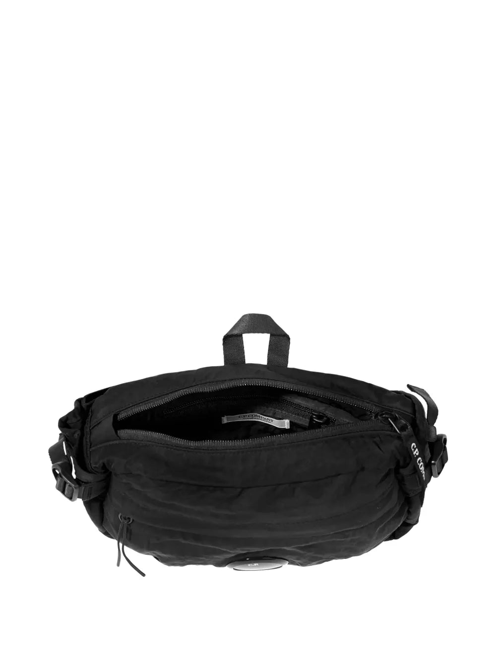 logo-plaque belt bag