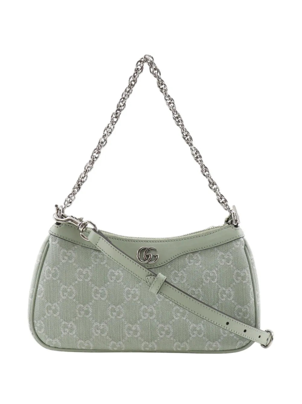 2016-2025 Small GG Denim Ophidia satchel