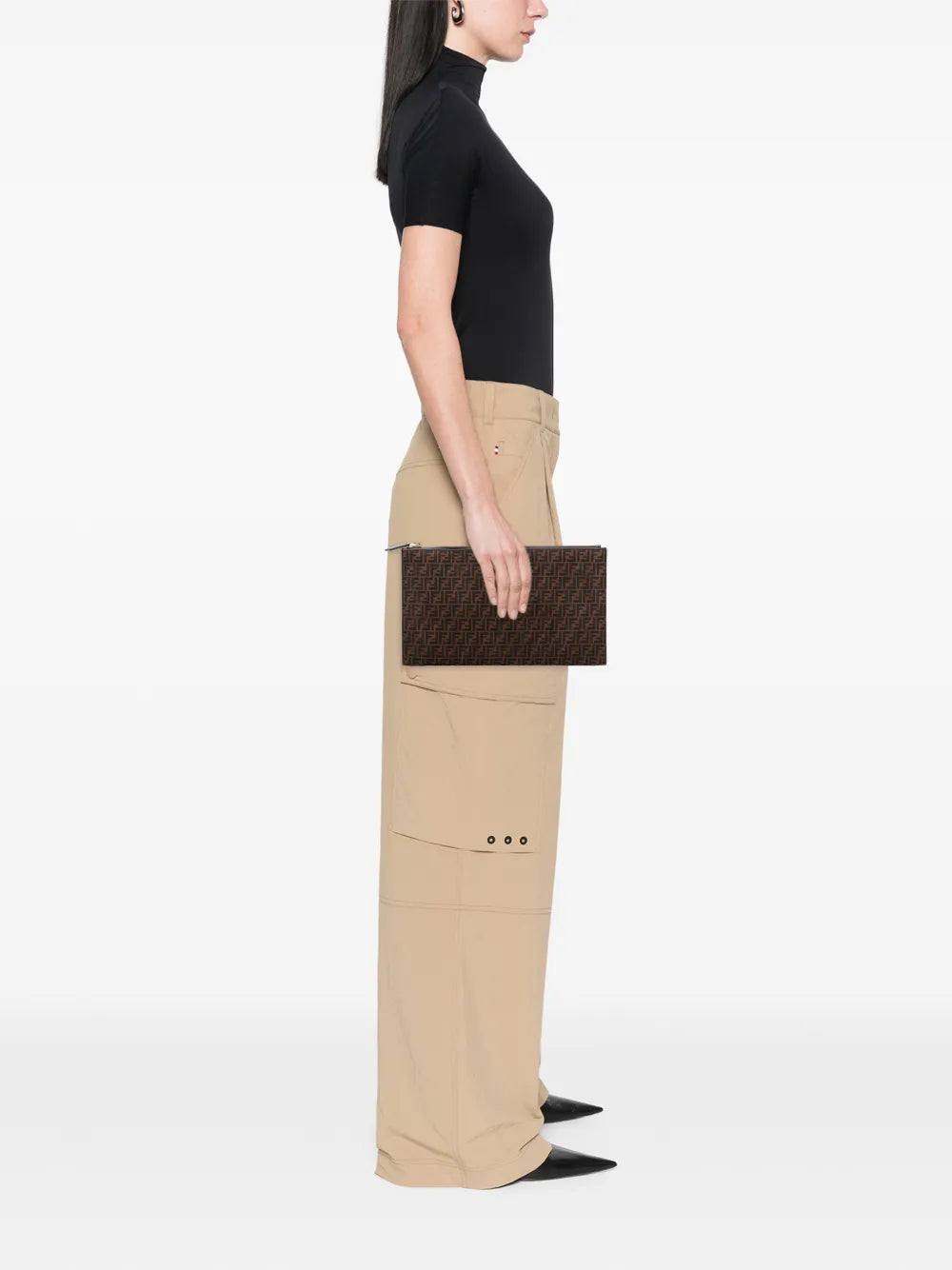2000-2010 Zucchino Suede clutch bag