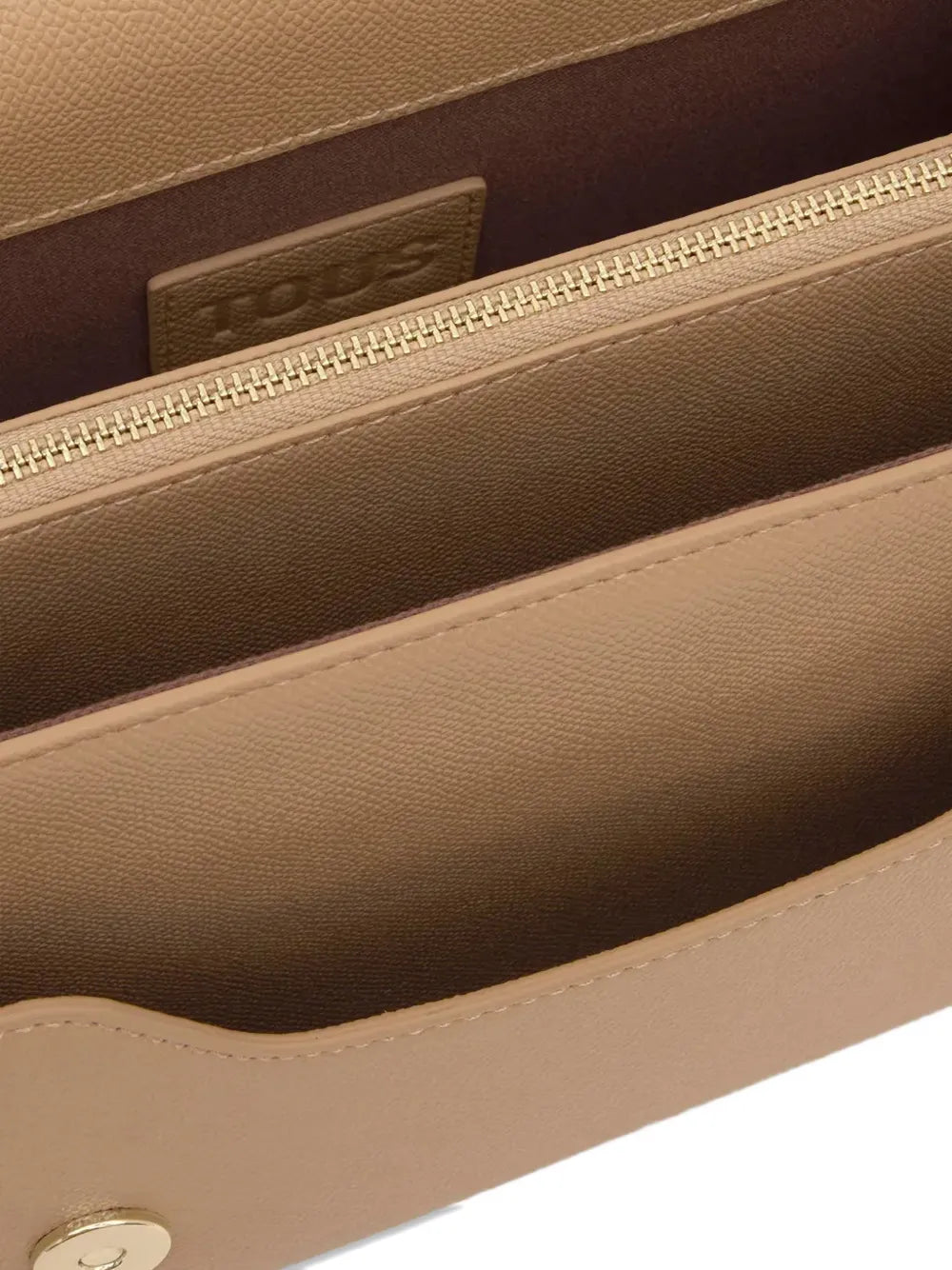 logo-embossed shoulder bag
