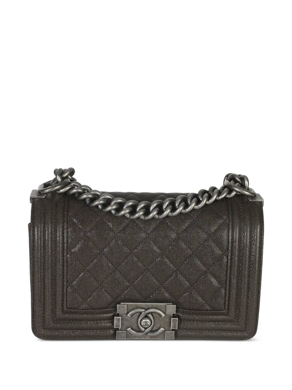 2018-2019 small Boy quilted caviar crossbody bag