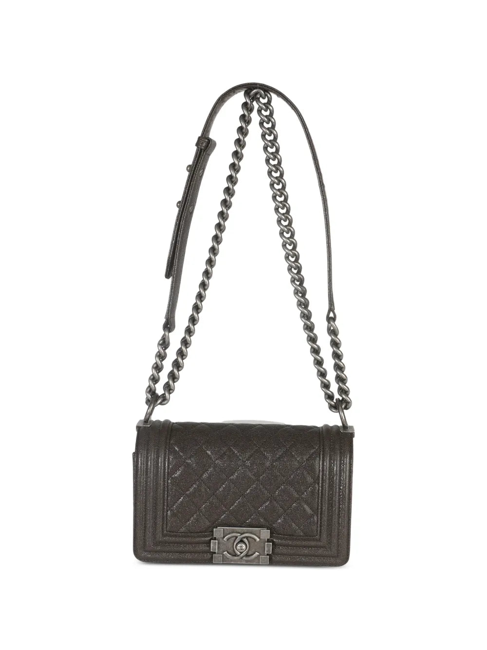 2018-2019 small Boy quilted caviar crossbody bag