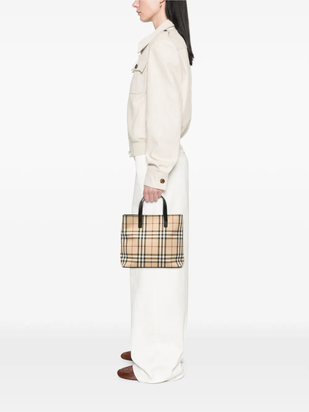 2000-2017 House Check Coated Canvas tote bag