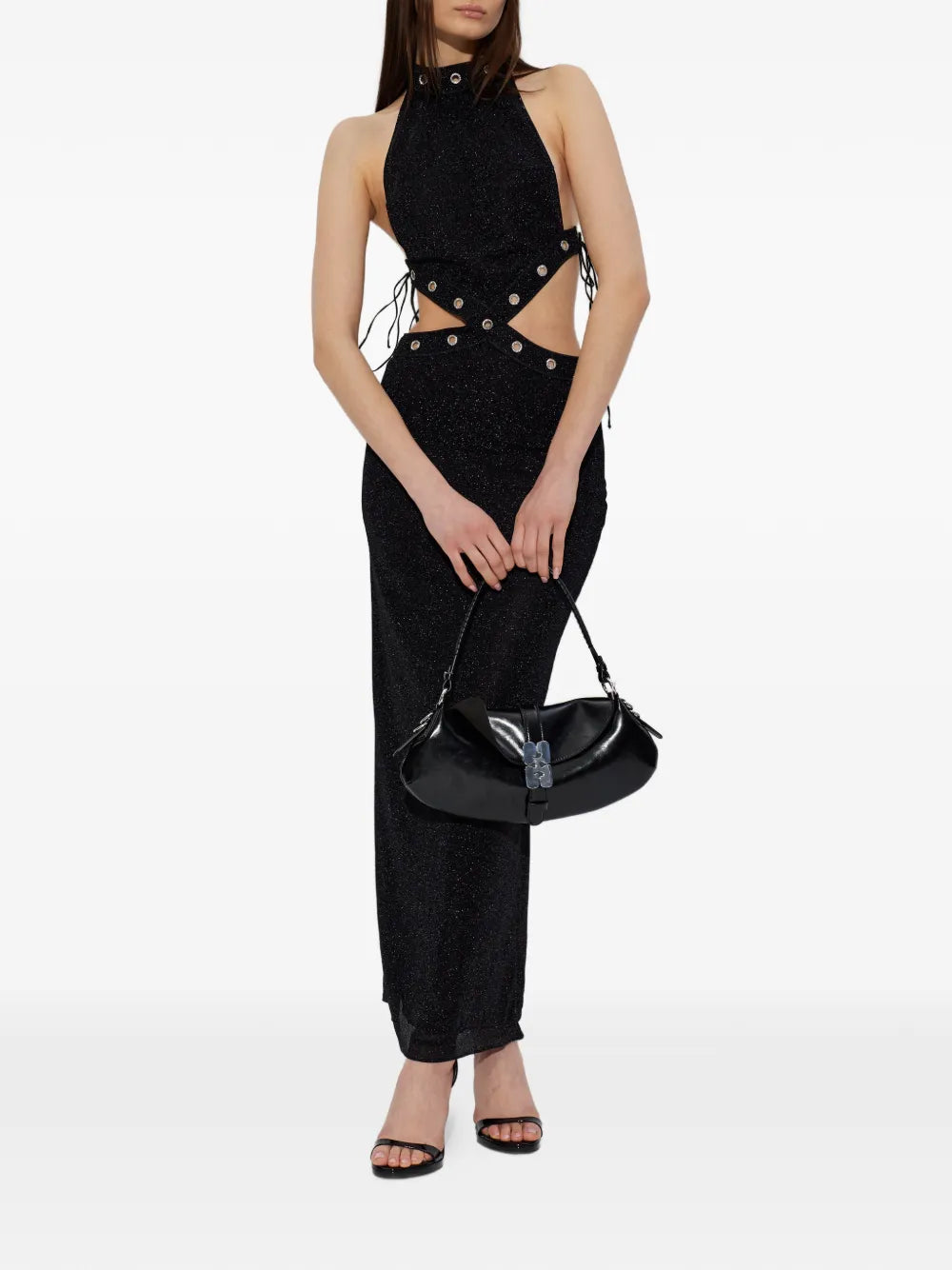 halterneck maxi dress