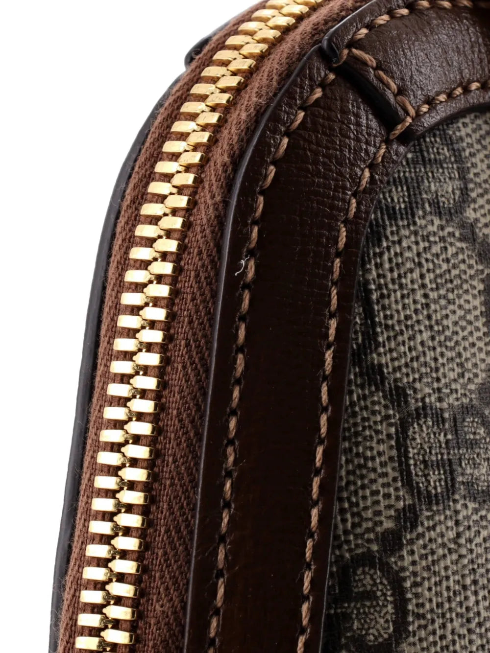 Horsebit 1955 Top Handle Bag GG Coated Canvas with Leather Medium satchel