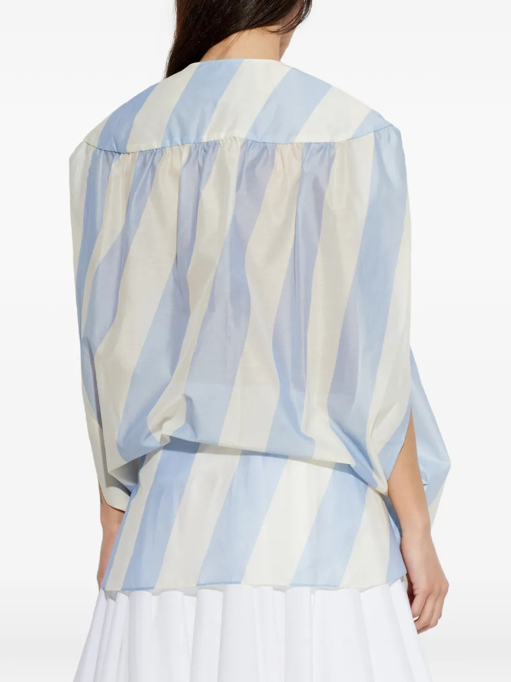Berlingot striped minidress