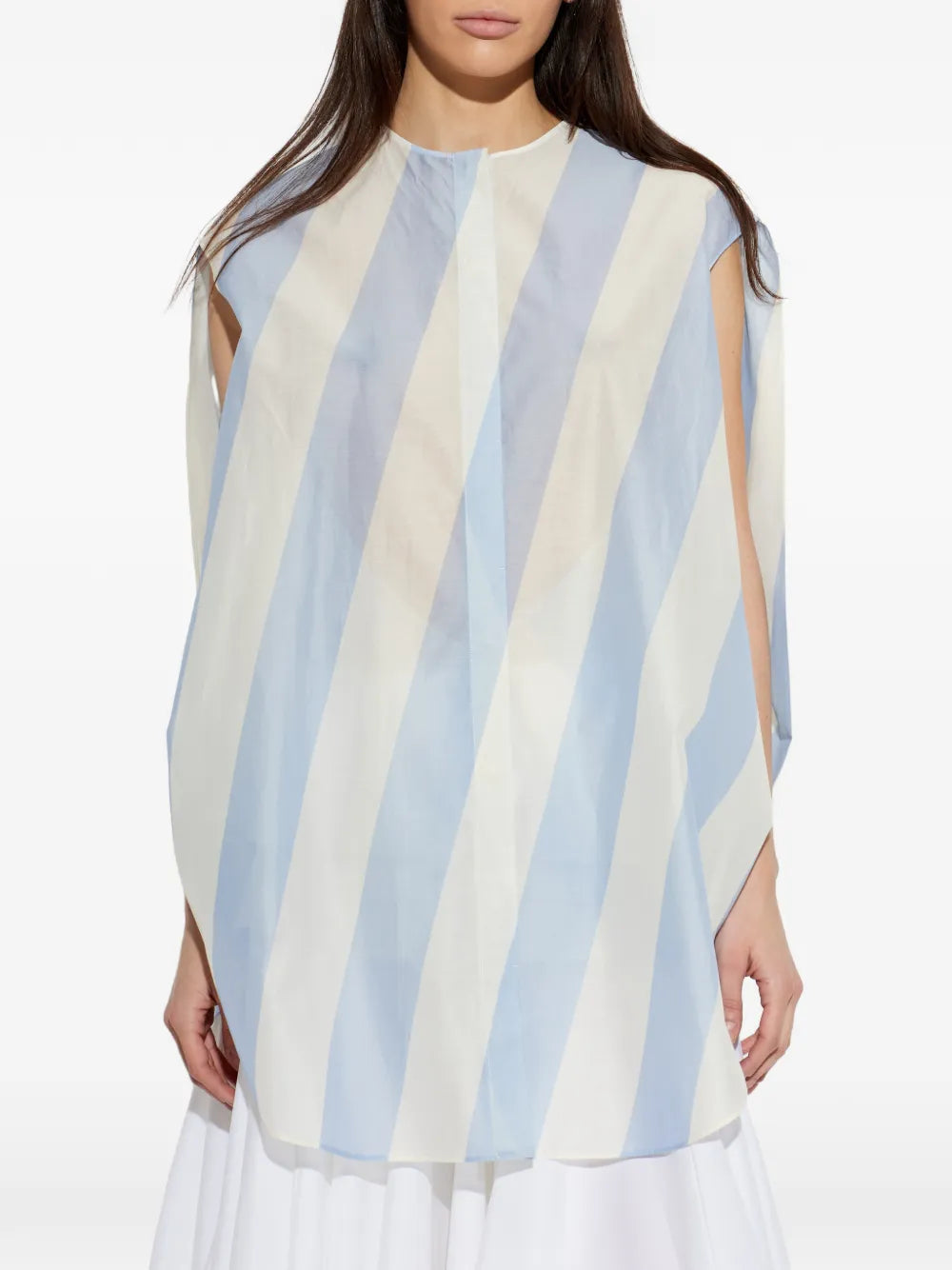 Berlingot striped minidress