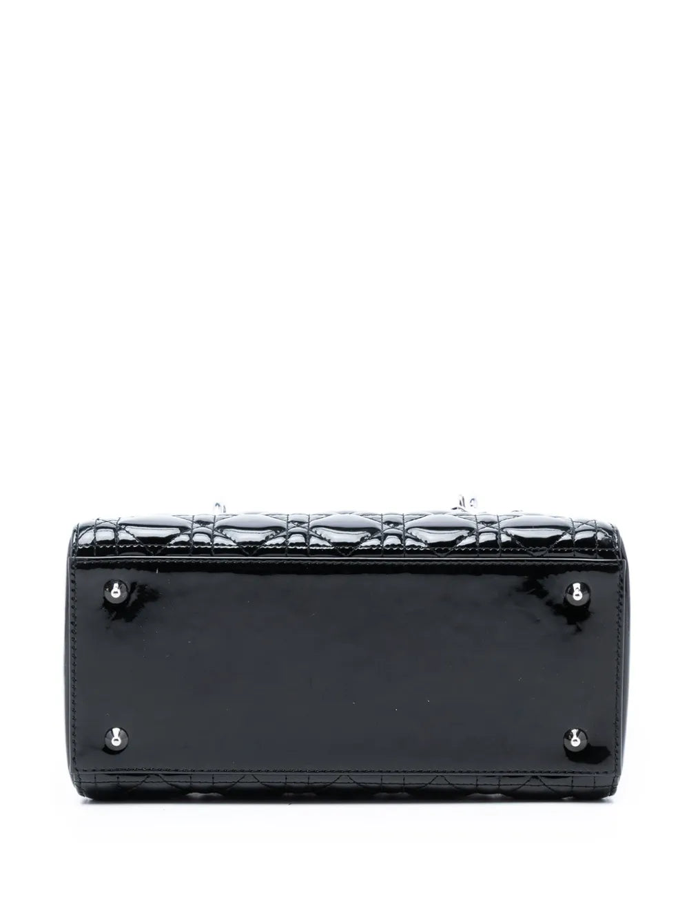 2013 Medium Patent Cannage Lady Dior satchel