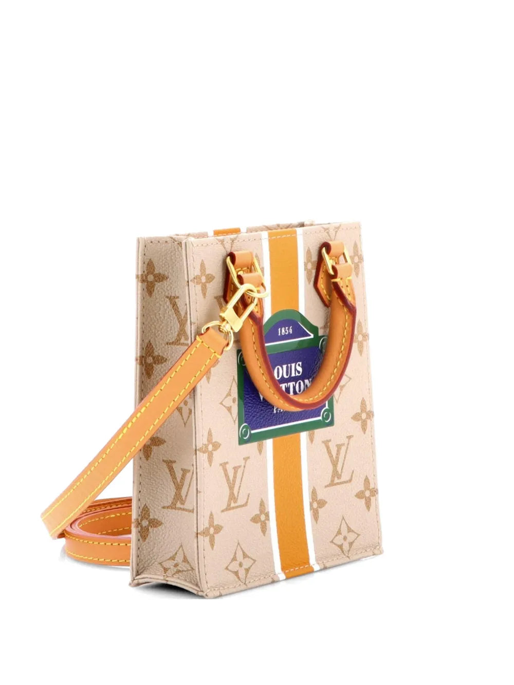 Petit Sac Plat Bag Monopaname Canvas tote bag