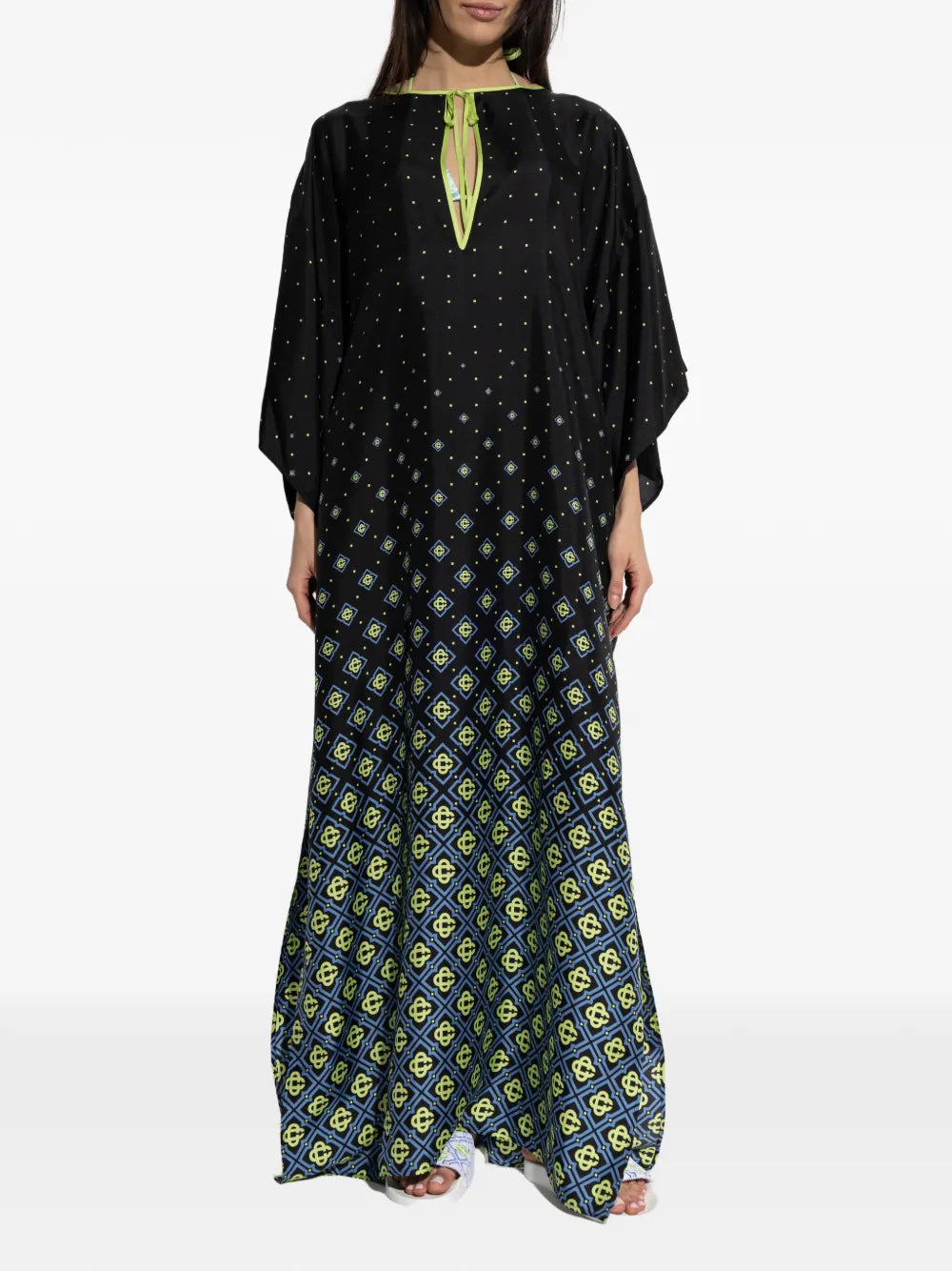 silk maxi dress