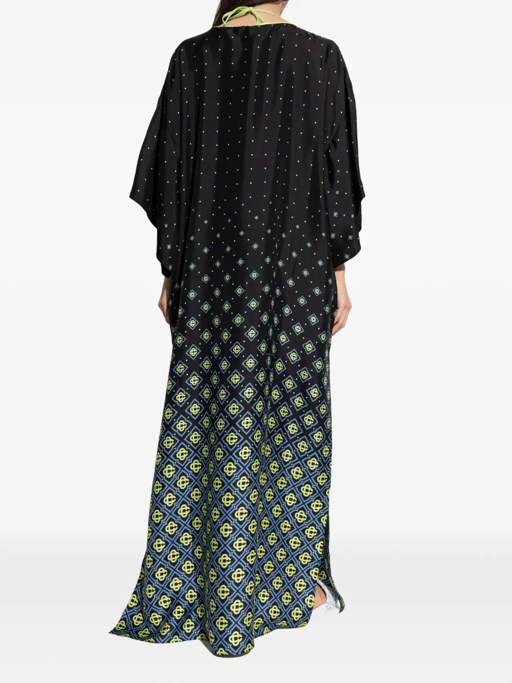 silk maxi dress