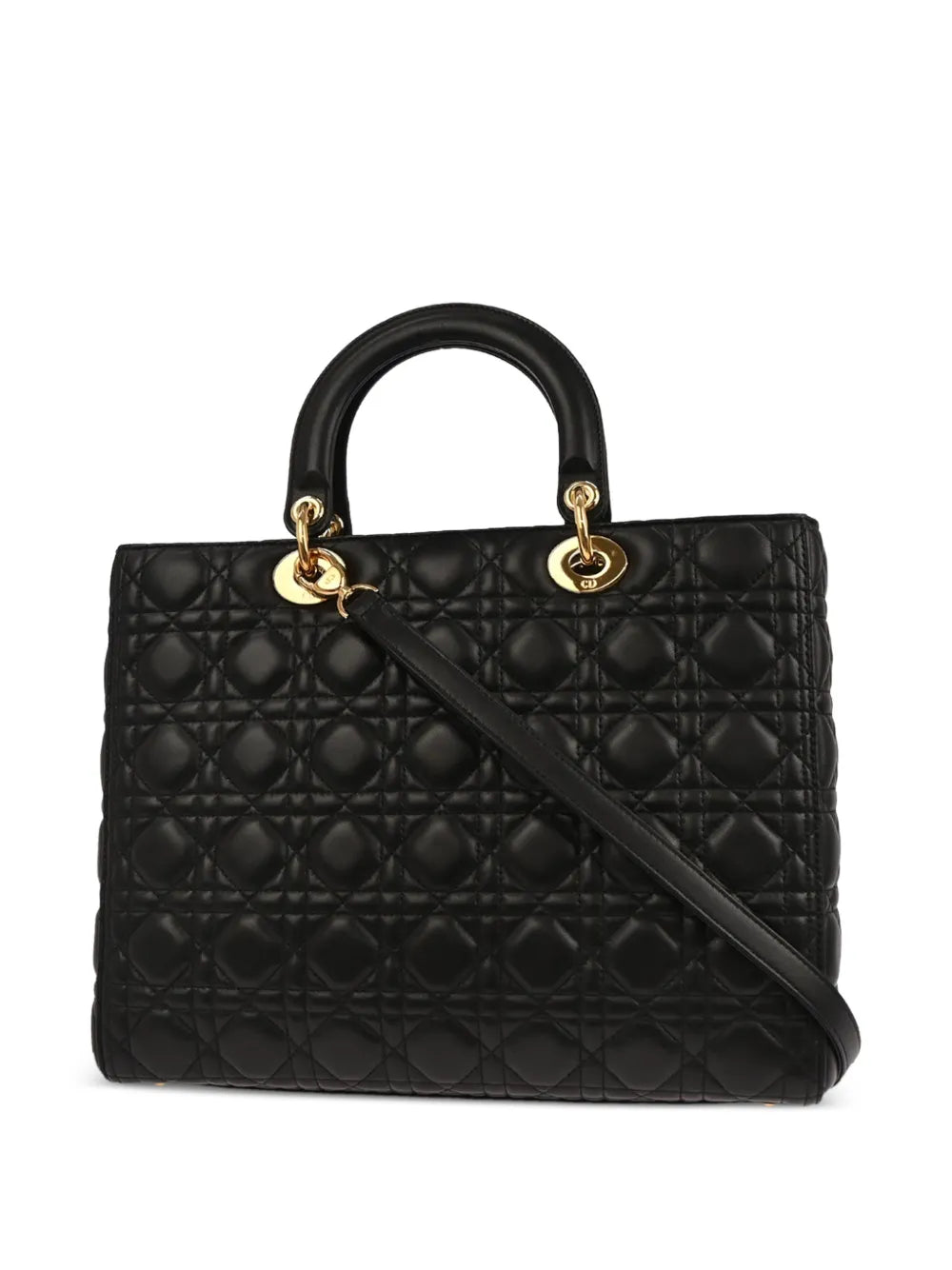2015 large Lady Dior Cannage tote bag