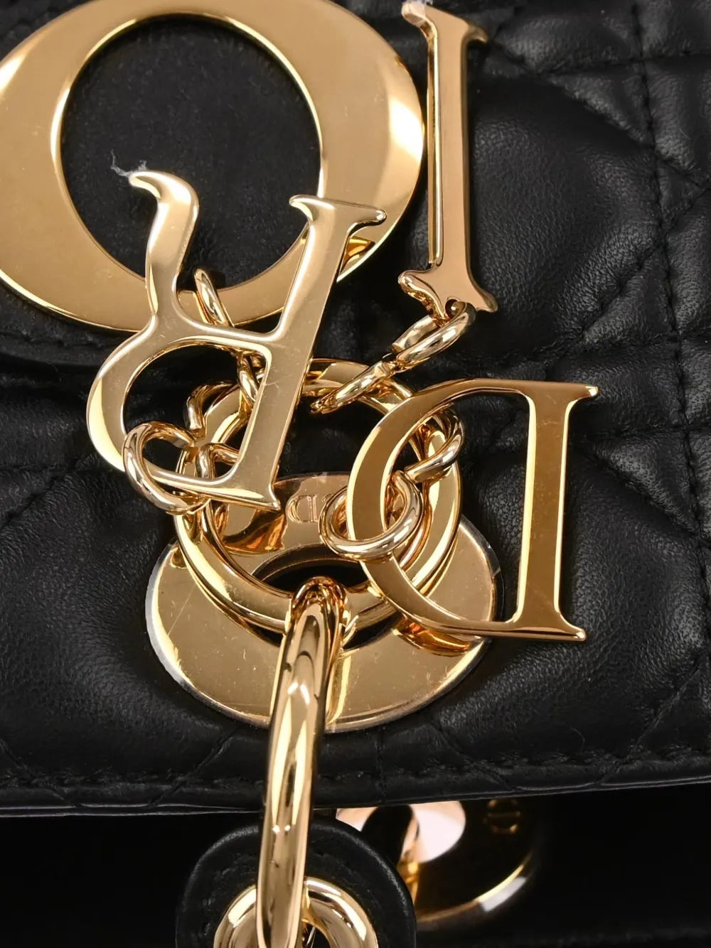 2015 large Lady Dior Cannage tote bag