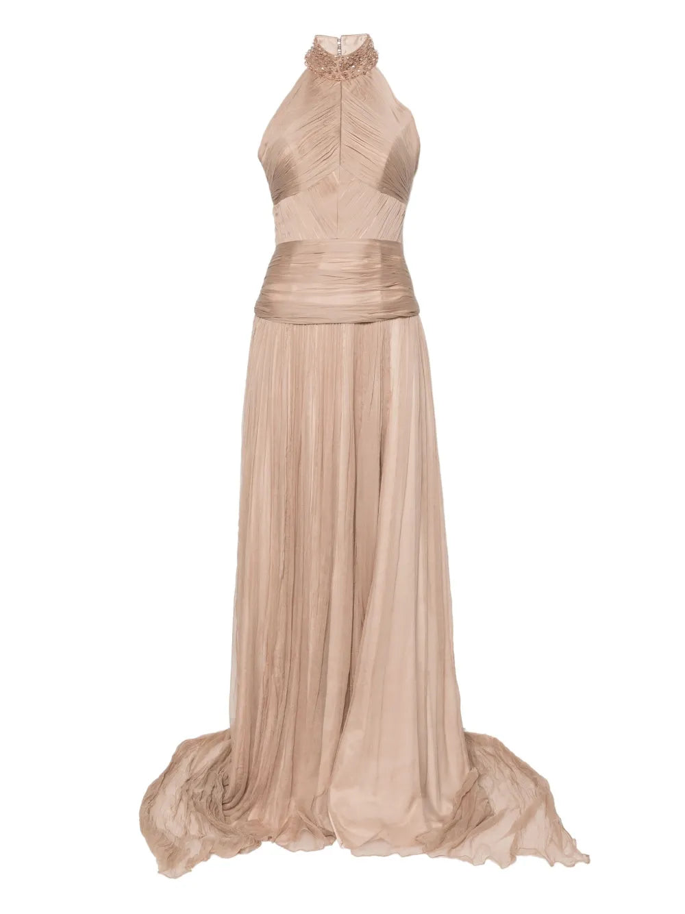 Irene bead-embellished gown