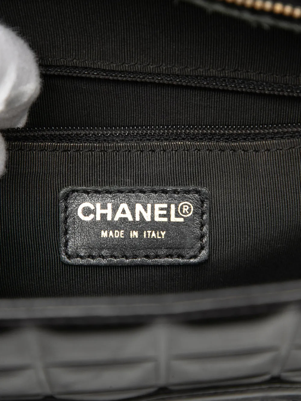 2002-2003 CC Choco Bar Lambskin tote bag