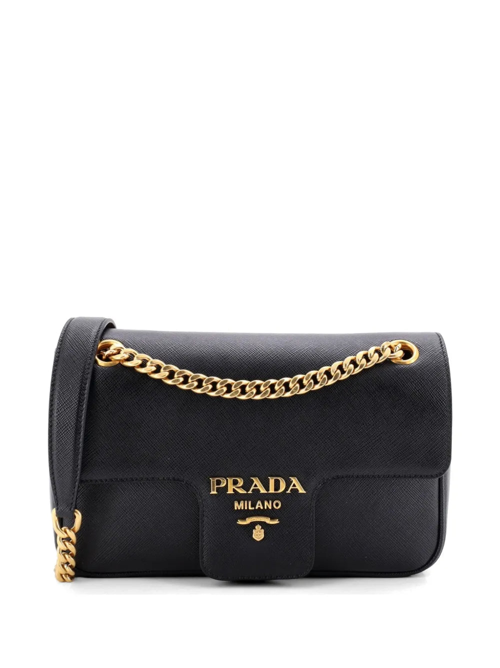 Pattina Flap Shoulder Bag Saffiano Leather Small crossbody bag