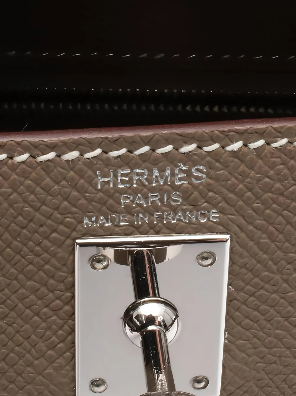 2025 Kelly leather handbag