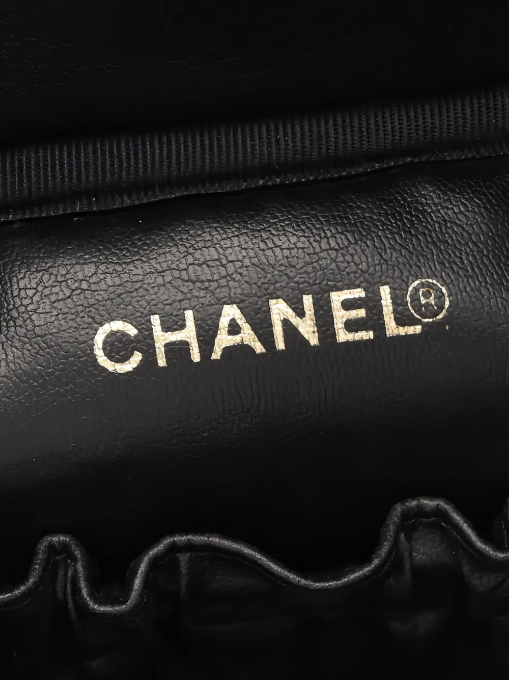 1997-1999 Coco mark caviar leather vanity bag