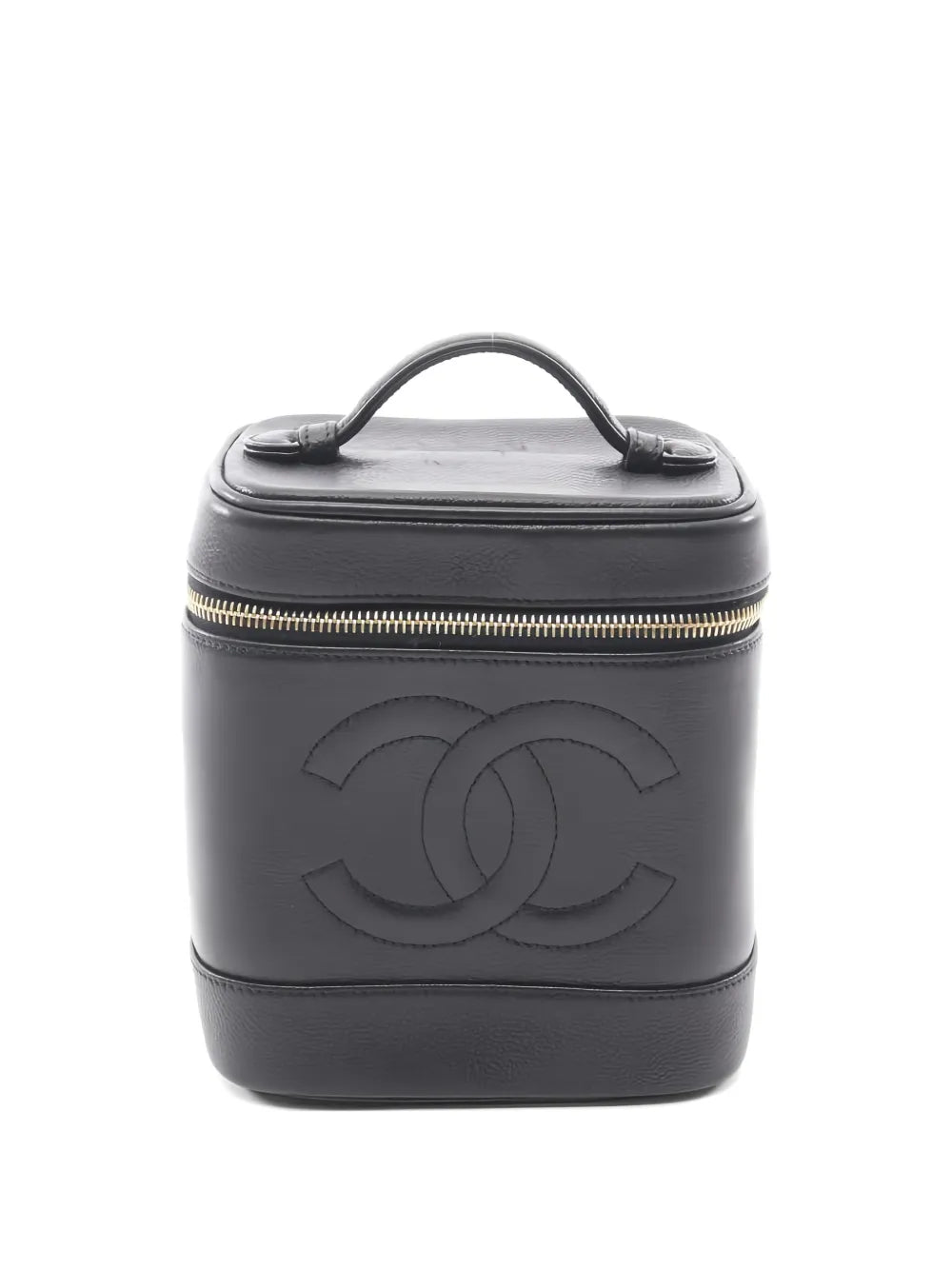 1997-1999 Coco mark caviar leather vanity bag