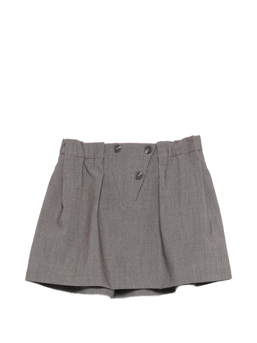 buttoned skirt