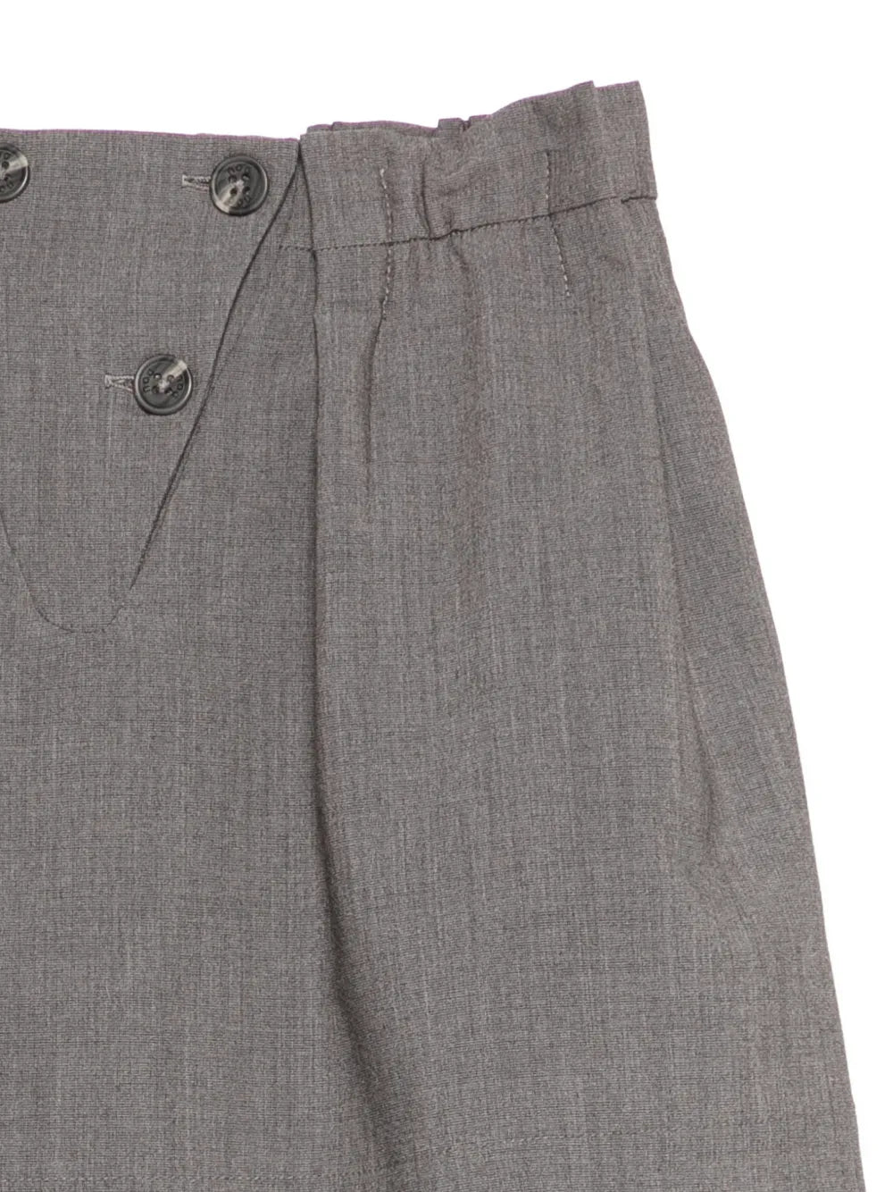 buttoned skirt