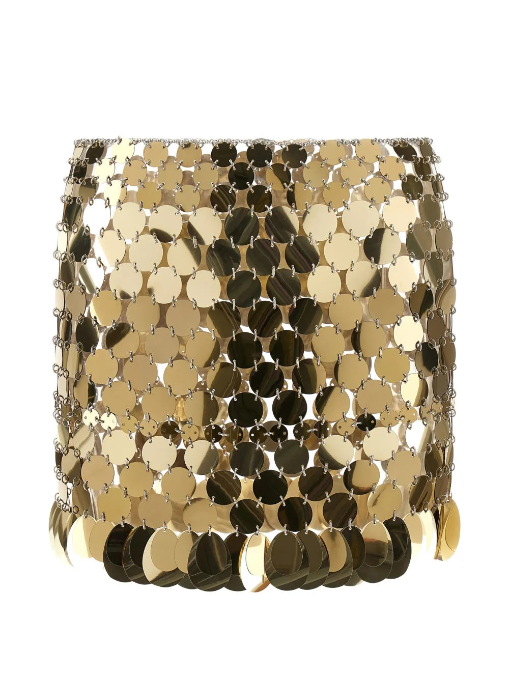 disc-embellished skirt