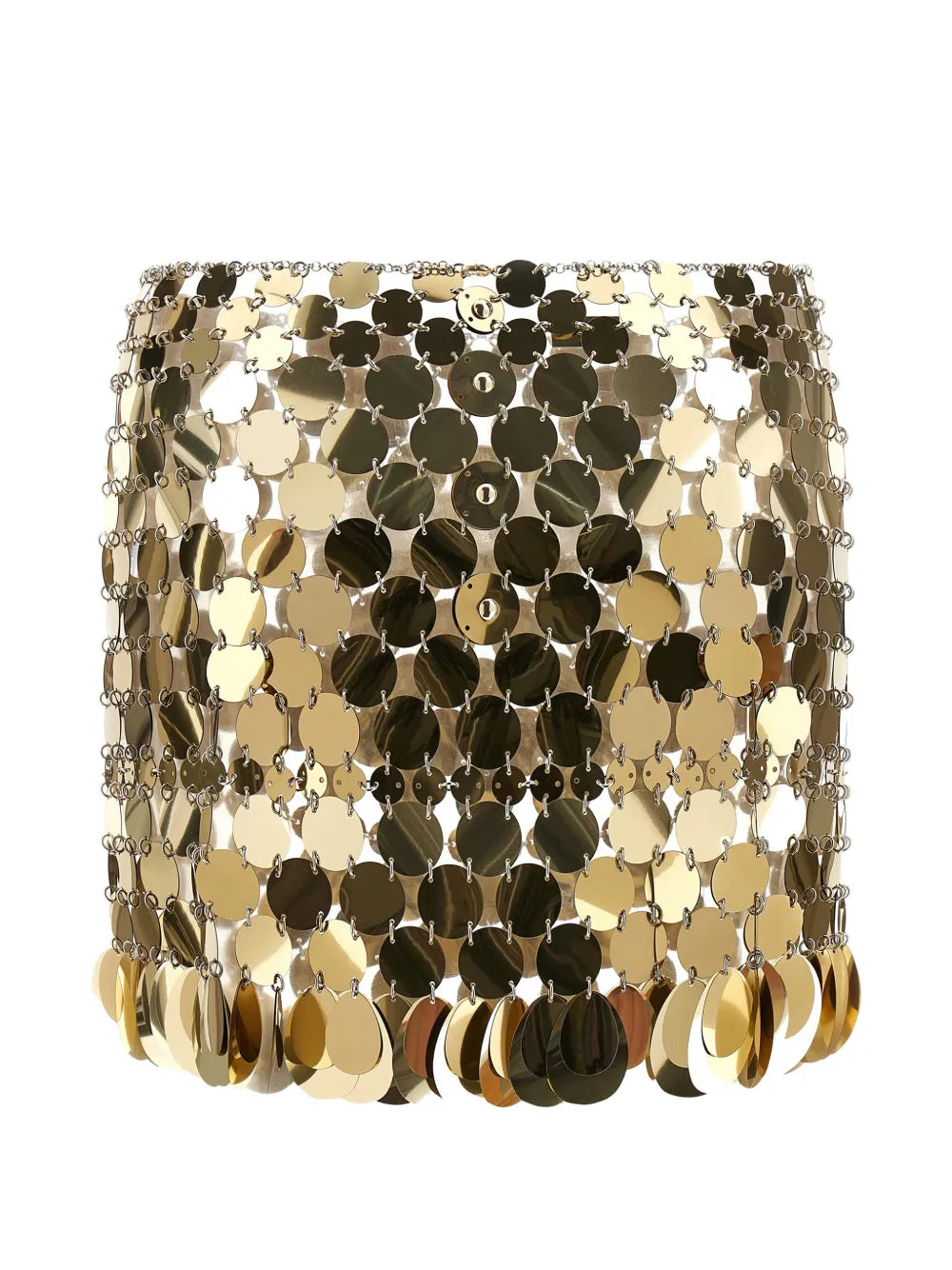 disc-embellished skirt