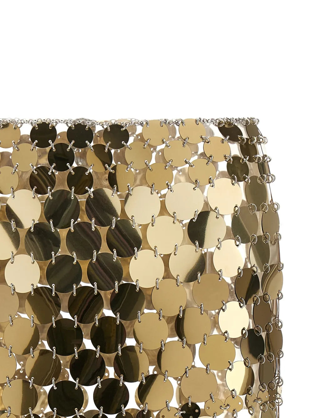 disc-embellished skirt