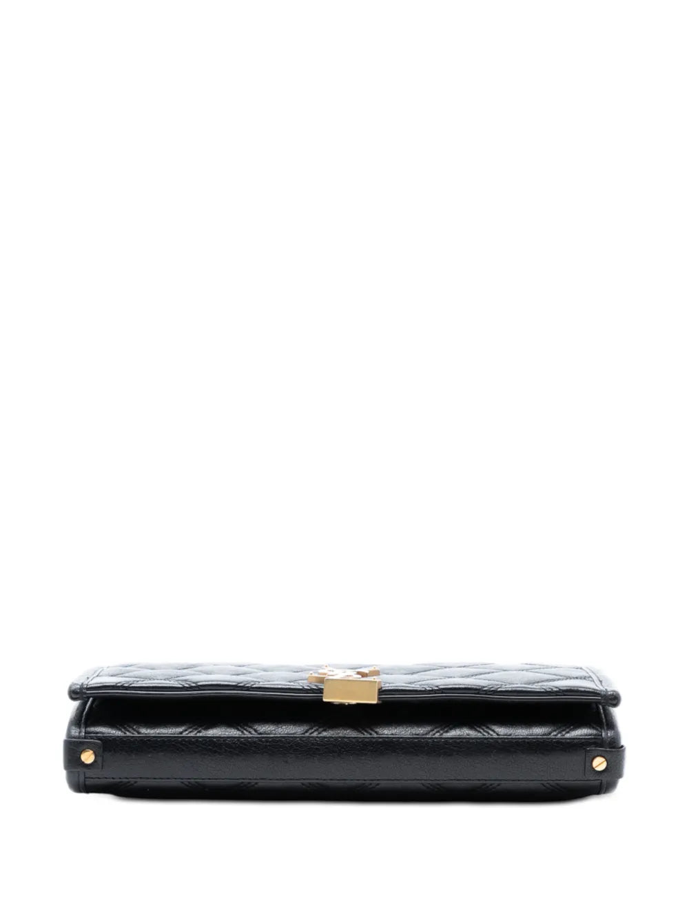 2022 Quilted Diamond Lambskin Becky Wallet on Chain crossbody bag