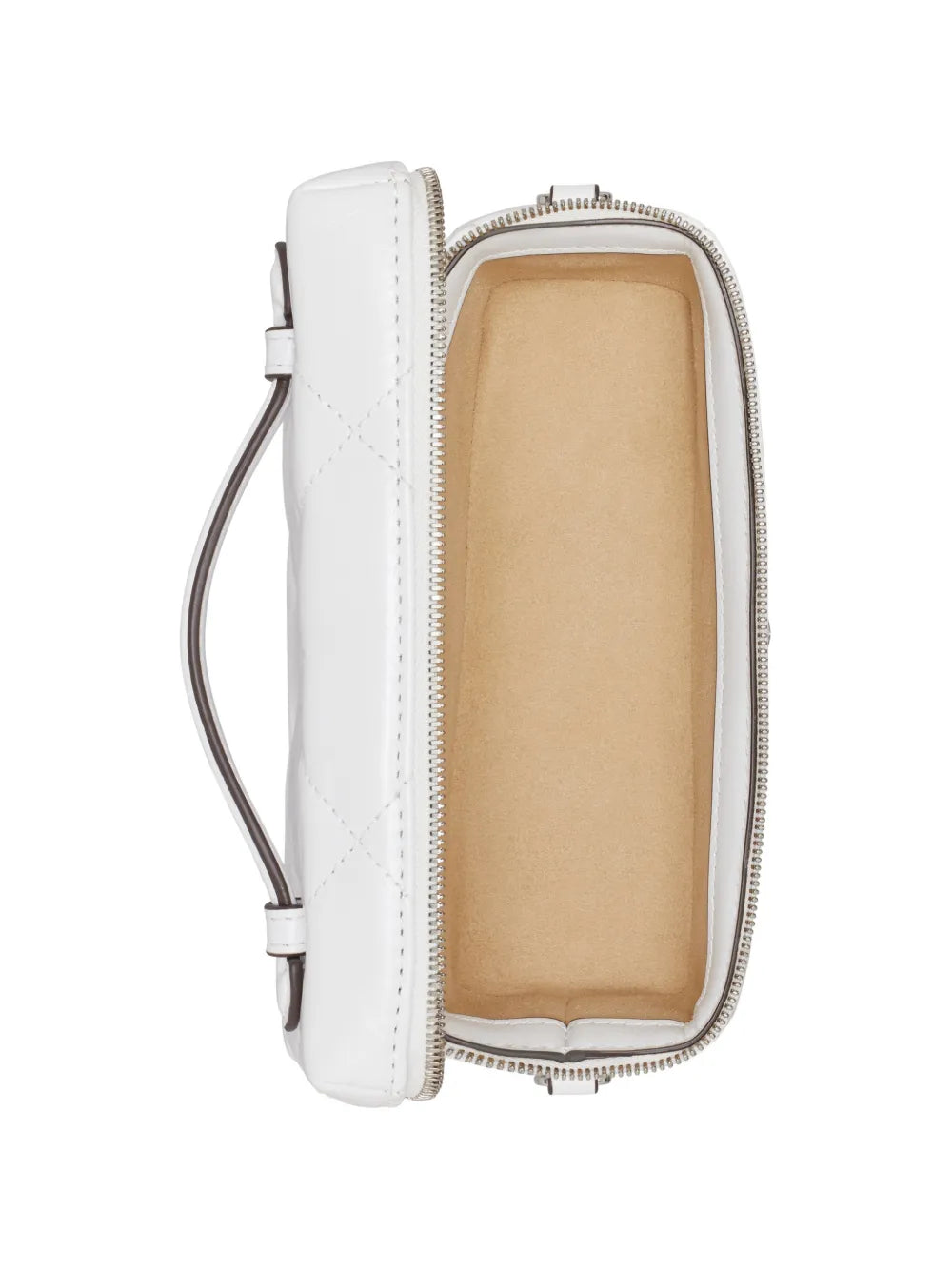 Kira diamond-quilt distressed vanity case