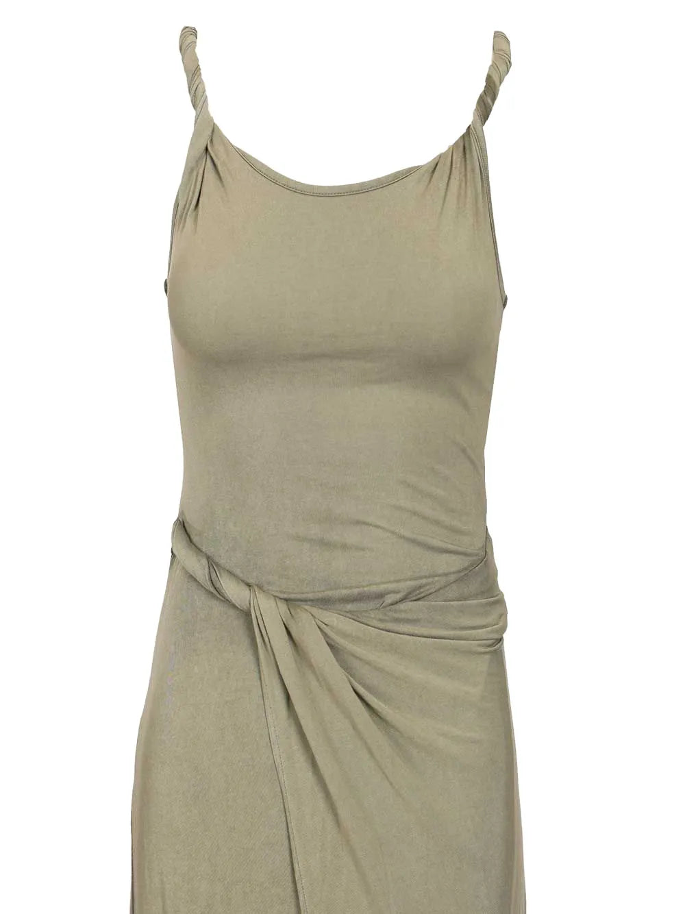 maxi Estiga sleeveless waist-knot dress