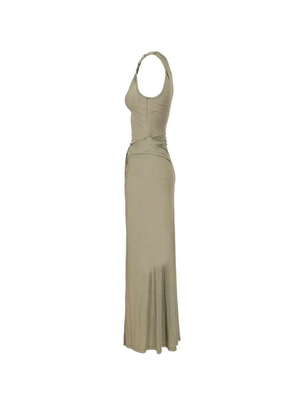 maxi Estiga sleeveless waist-knot dress
