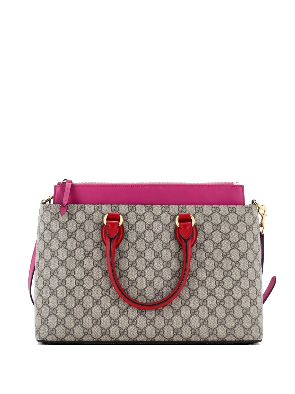 Linea A Convertible GG Coated Canvas and Leather Medium tote bag