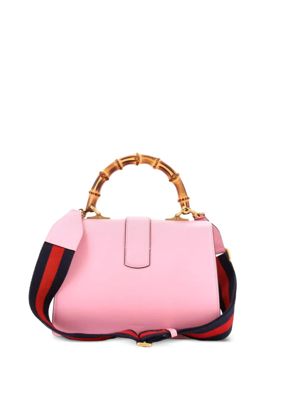 Dionysus Bamboo Top Handle Bag Colorblock Leather Medium satchel