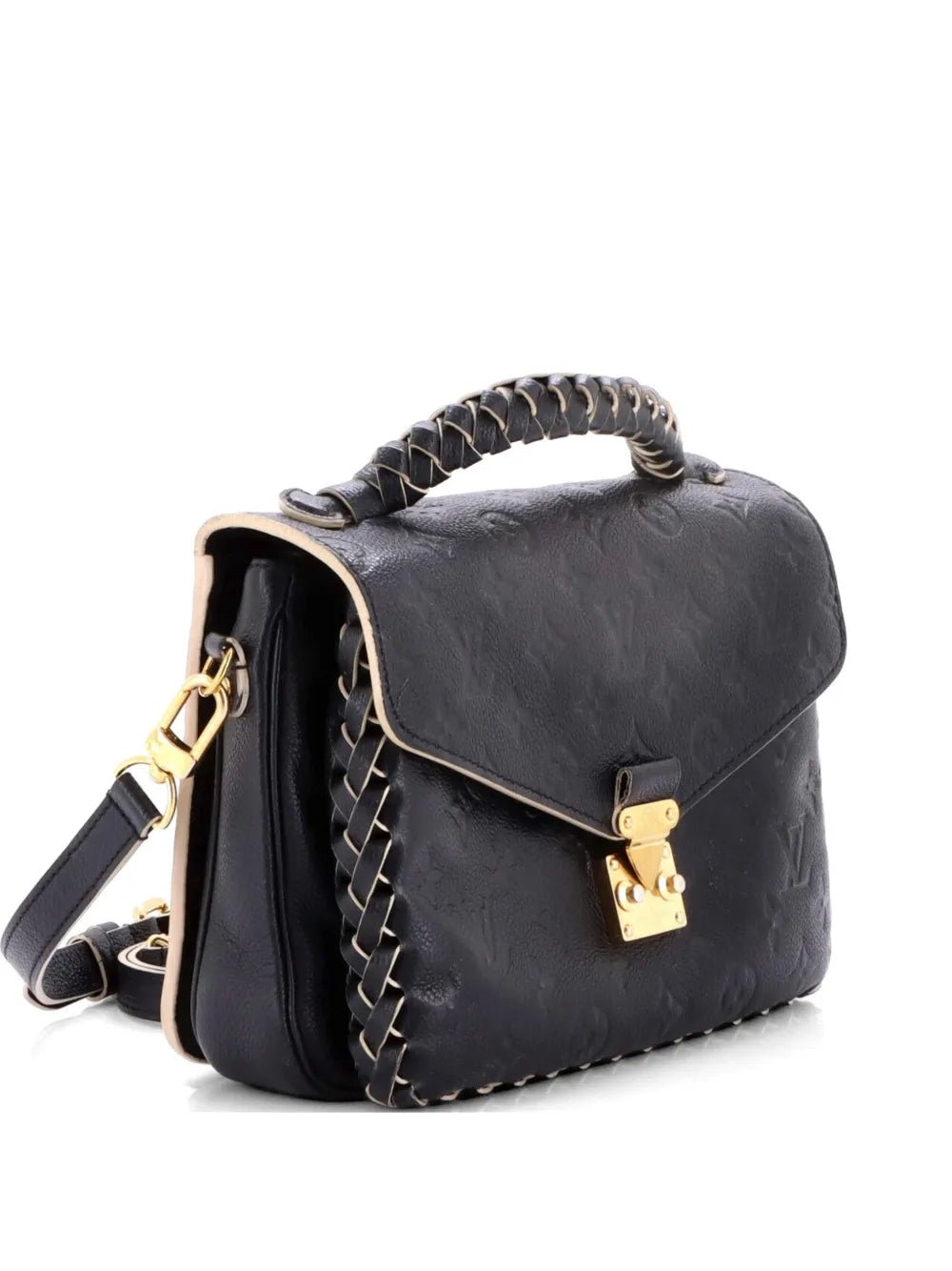 Braided Handle Pochette Metis Monogram Empreinte Leather crossbody bag