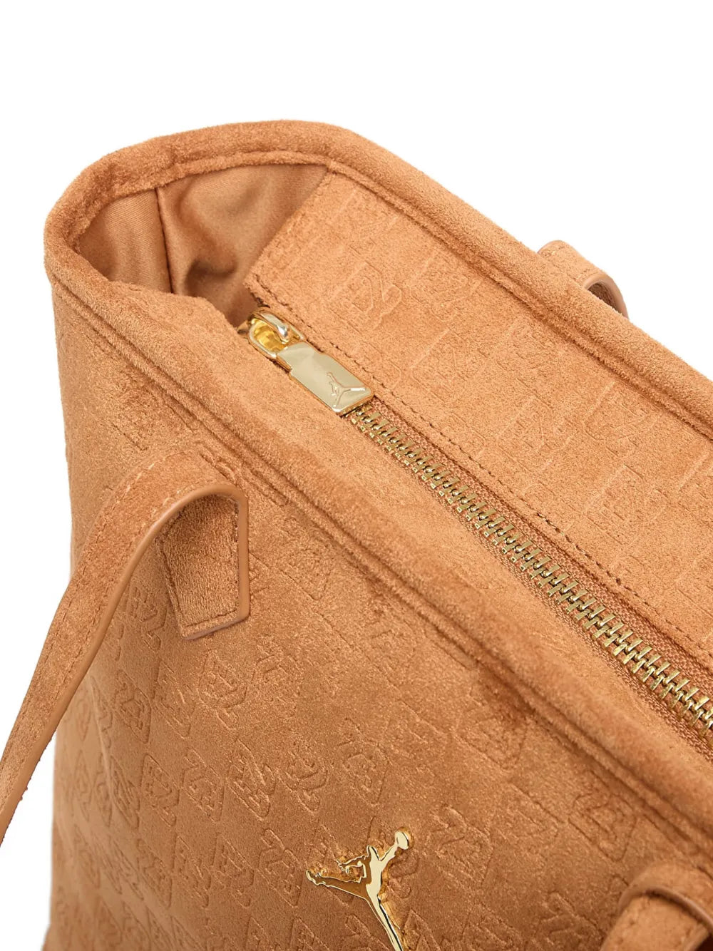 monogram-pattern tote bag