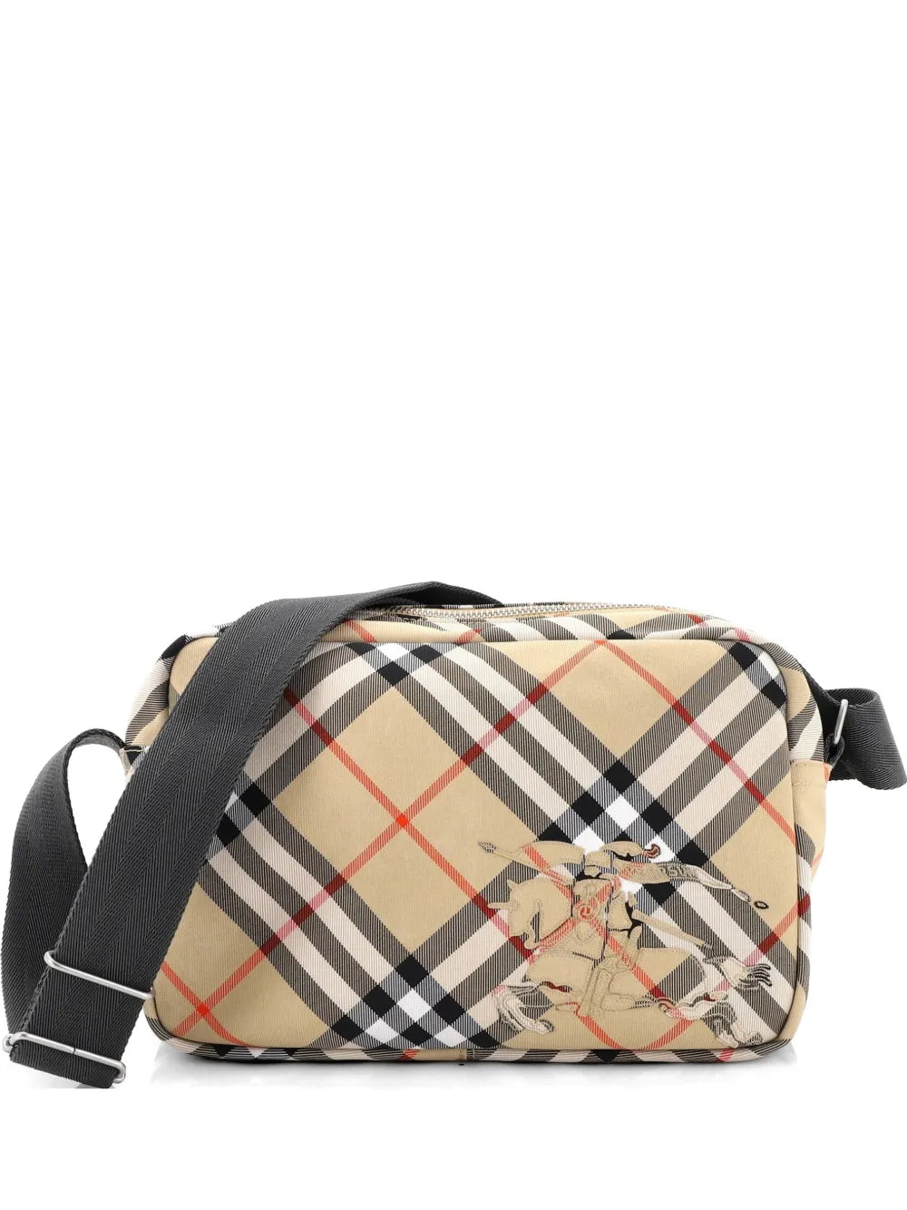 Camera Vintage Check Nylon crossbody bag